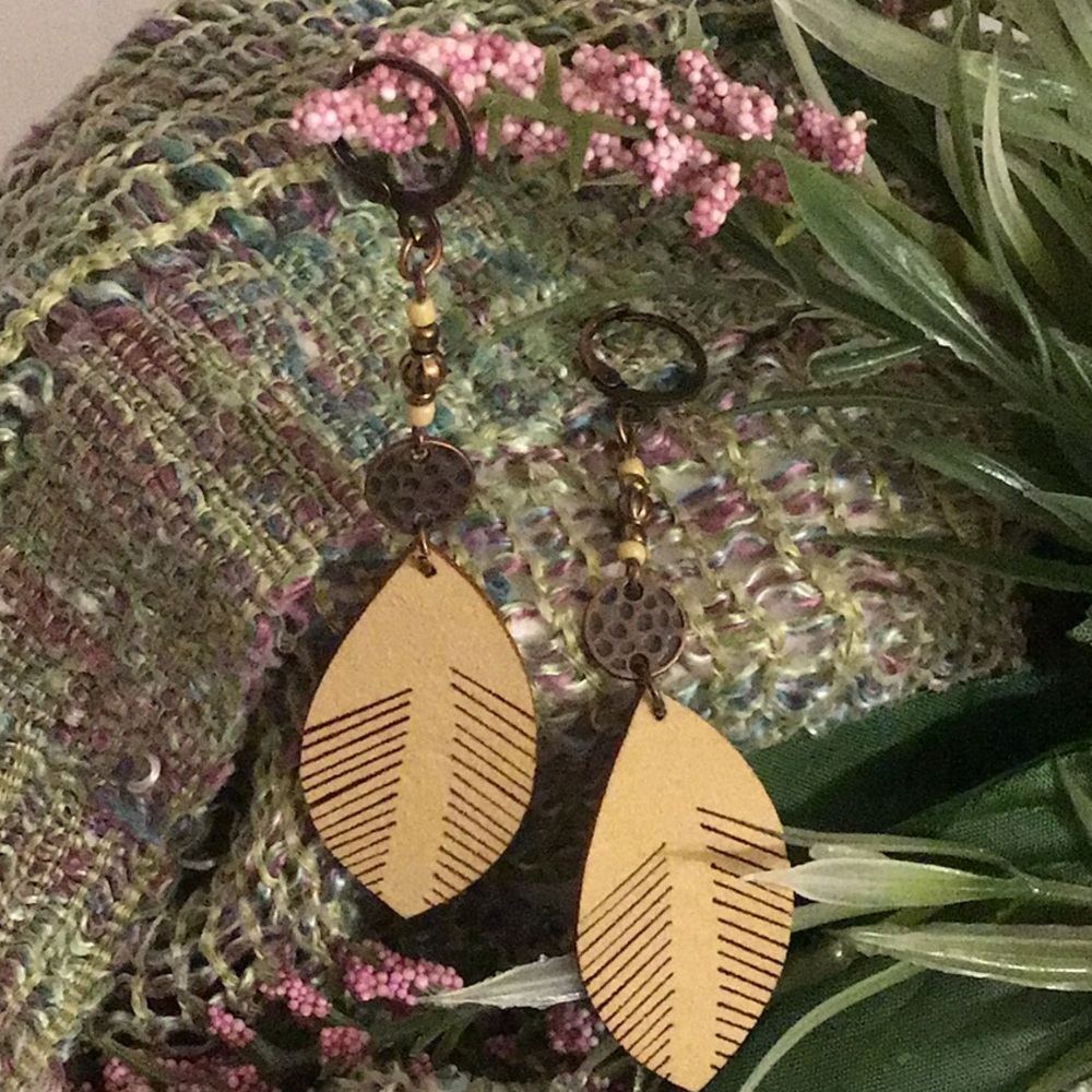 #58 Leather Earrings
